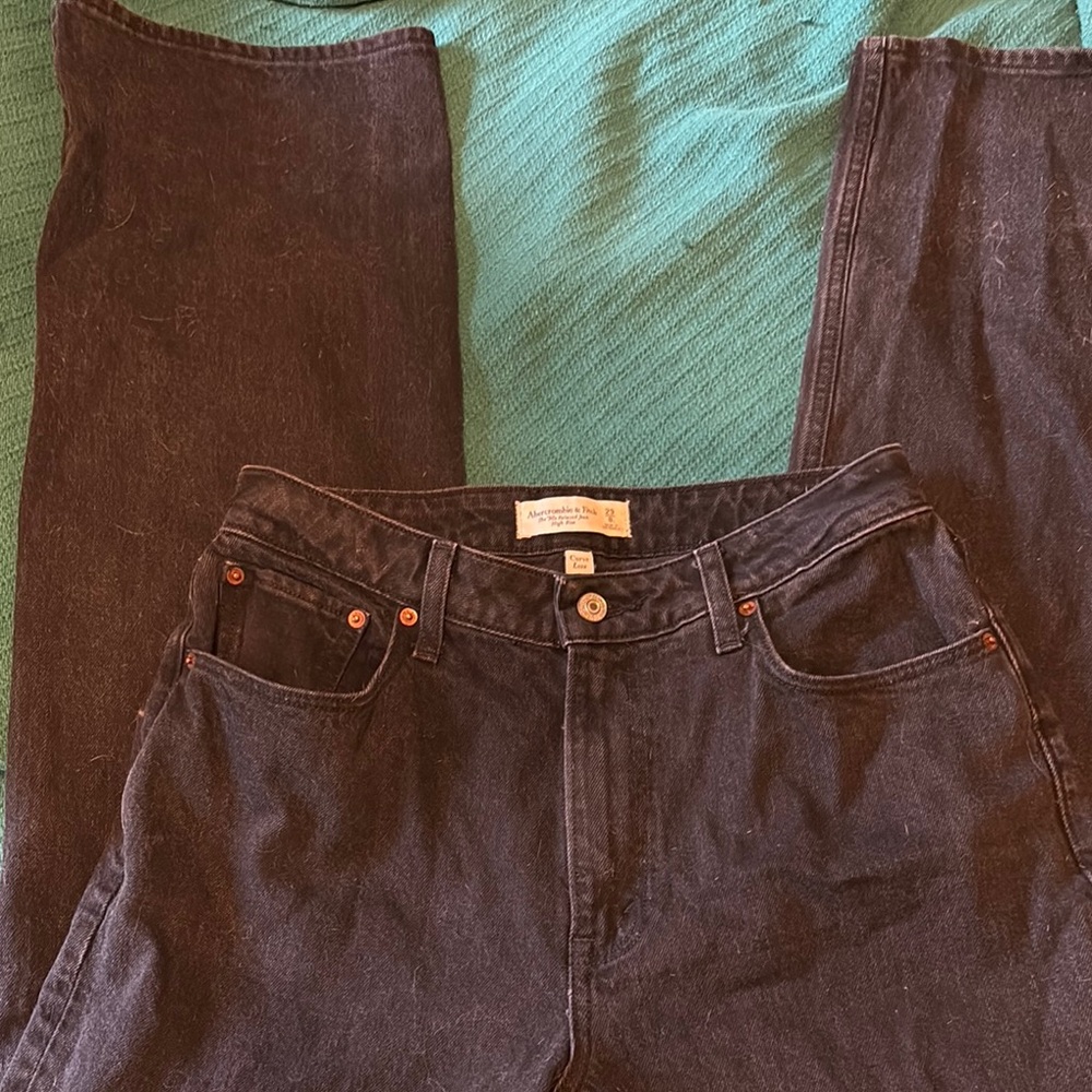 Curve Love Abercrombie Black Denim Jeans